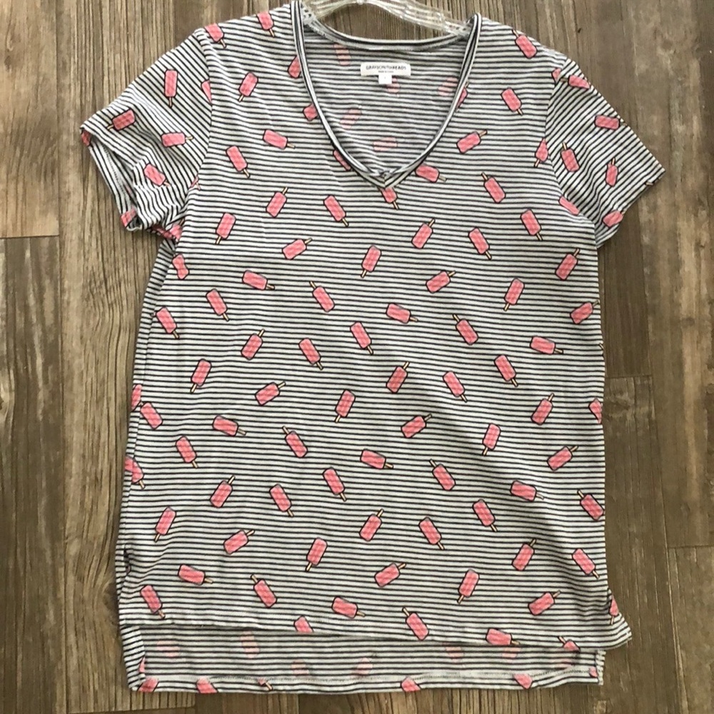 Greyson threads from Target striped popsicle shirt